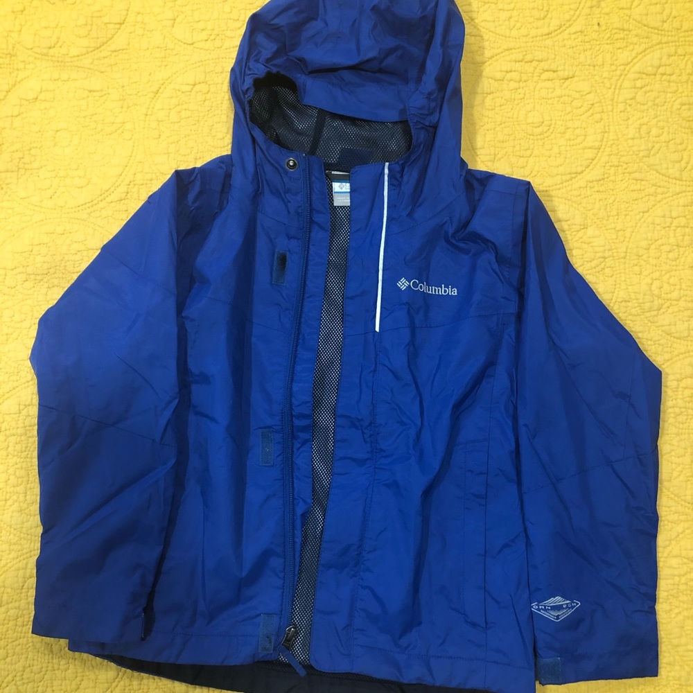 Boys XS (6/7) Columbia Omnitech Waterproof jacket